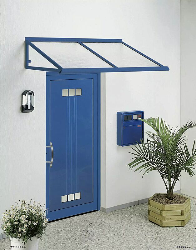 Vordach - freitragend Typ RD02 BREITE: 2200 mm - TIEFE: 1000 mm