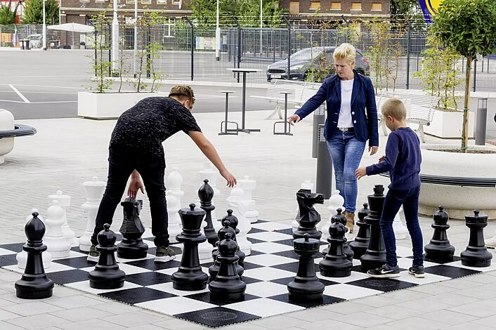 XXL Schach Spiel, Outdoorspiel 1,58 x 1,58 m