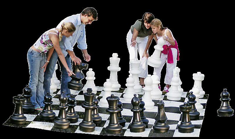 SCHACH/DAME-Spielfeld - groß L x B: 2800 x 2800 mm