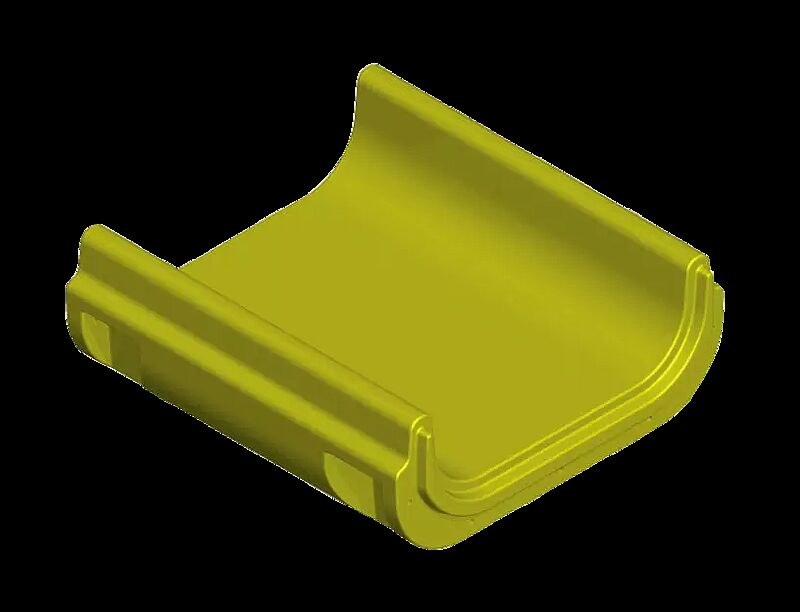 Modul Mittelteil für Modulrutsche ANDRES, Länge 800 mm, in gelb