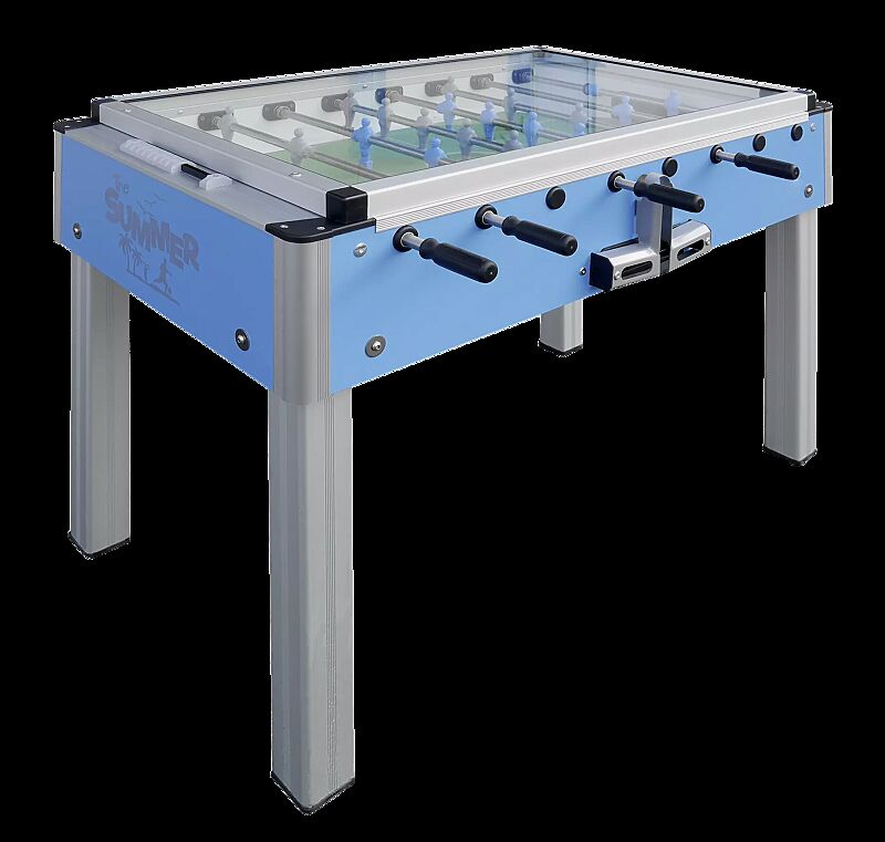 Outdoor Kickertisch NURGAS mit Glasabdeckung