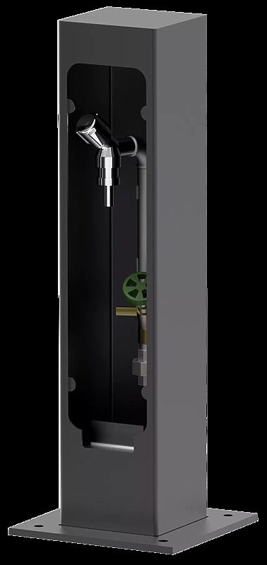 Versorgungspoller TIELT zur Wasserversorgung, in DB 703 eisenglimmer