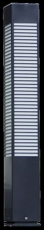 Pollerleuchte DIEST, Höhe 900 mm, großer Lichtaustritt