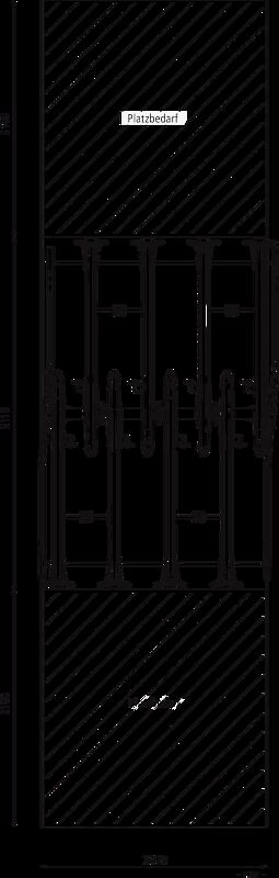 Doppelstock-Fahrradparksystem EASYLIFT CAPACITY-E mit Lademöglichkeit für E-Bikes, 16 Stellplätze