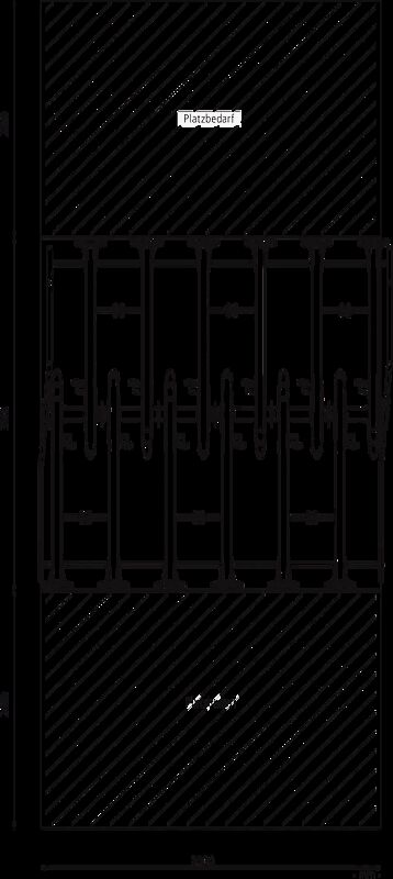 Doppelstock-Fahrradparksystem EASYLIFT PREMIUM 24 Stellplätze