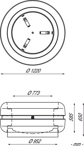 Durchm. 1220 mm