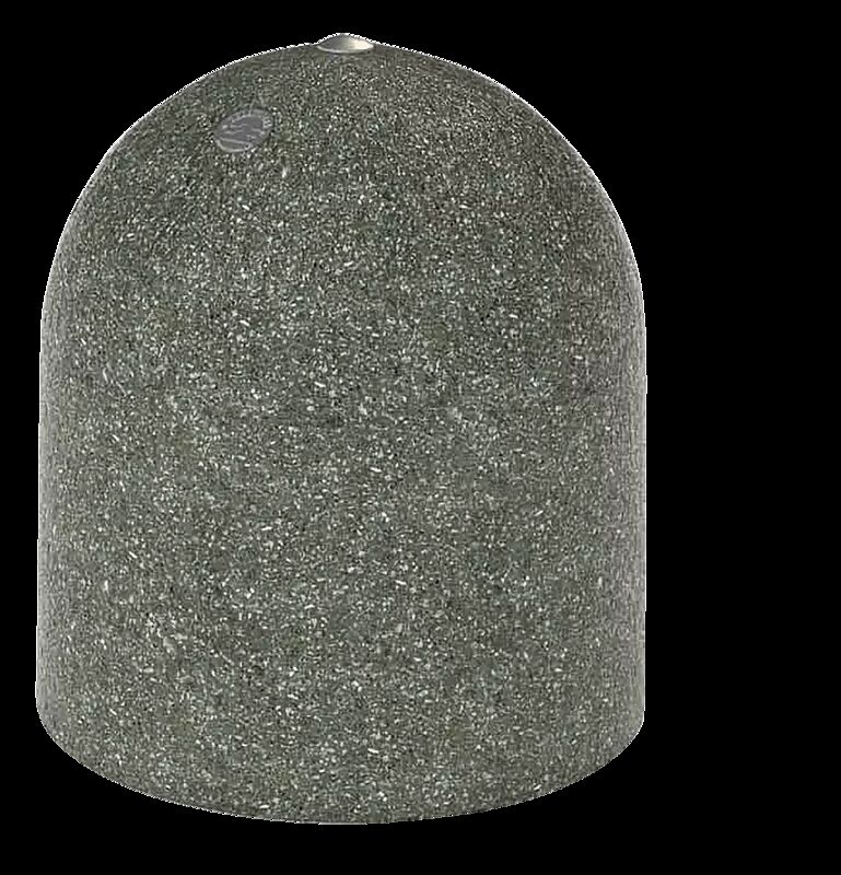 Poller TITANO aus rekonstituiertem Marmor gestockt, in grün alpi