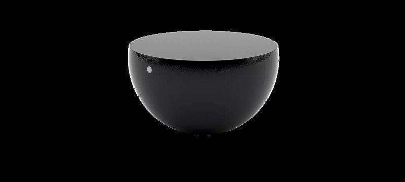 Tisch FAMILY zum freien Aufstellen, aus Beton, in RAL 9005 tiefschwarz