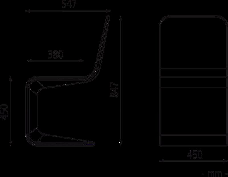 Sitz ROGER mit Rückenlehne