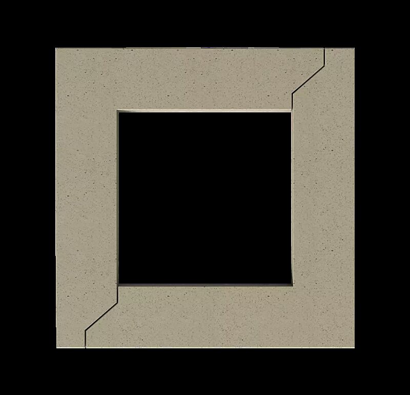 Baumschutzrost DIAGO aus rekonstituiertem Marmor, in botticino