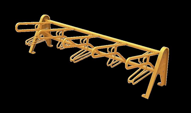 Fahrradständer MULTIPLO in RAL 1028 melonengelb