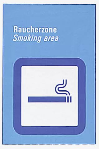 Poster "Raucherzone"