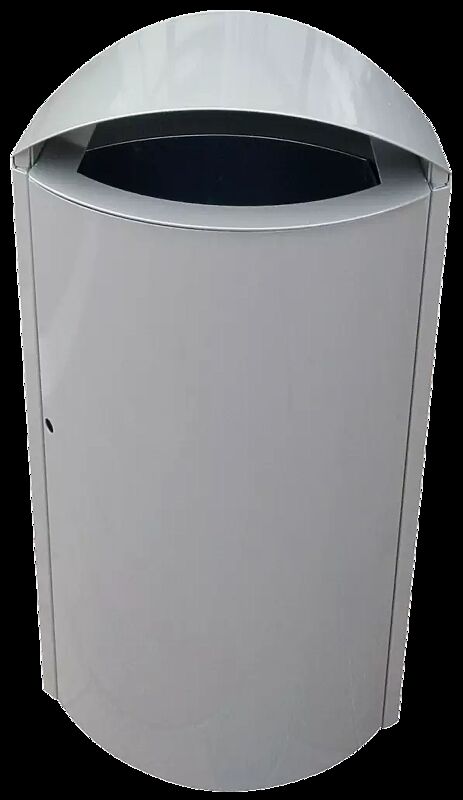Abfallbehälter CAPITAL aus Stahl, zum freien Aufstellen