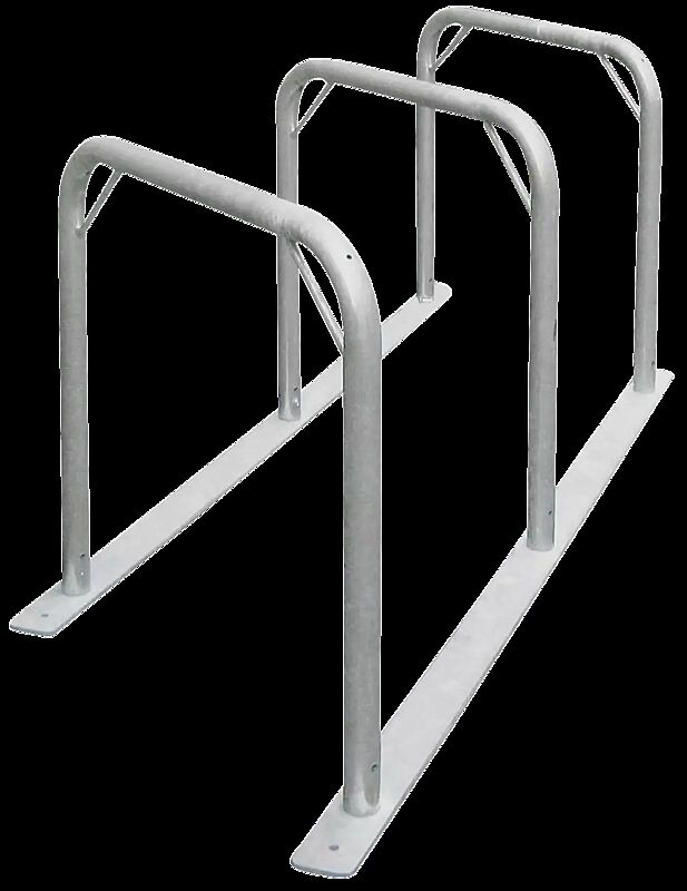 Reihenanlehnbügel SPRINGS, 3er-Einheit