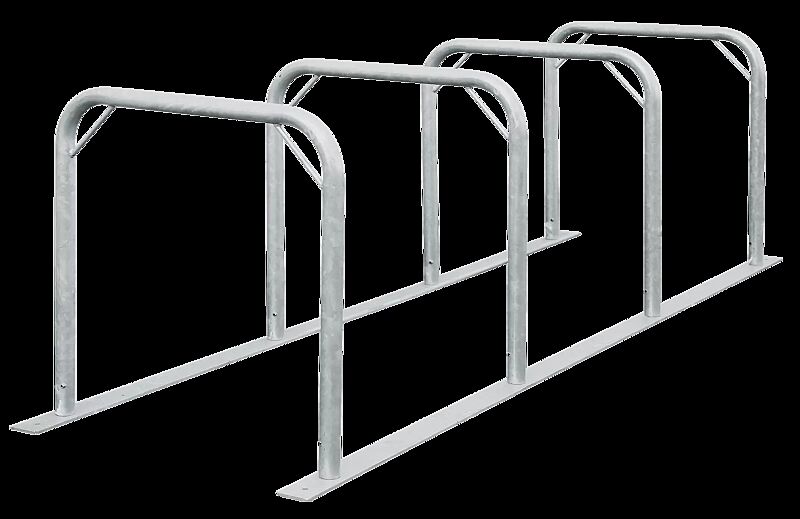 Reihenanlehnbügel SPRINGS, 4er-Einheit