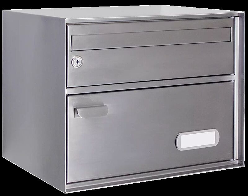 Briefkasten CALAIS nach PTT-Norm, aus Edelstahl