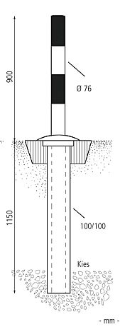 Sperrpfosten PARATlift - versenkbar