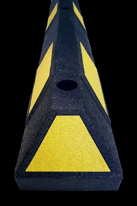 Leitbalken LIMNOS, schwarz mit gelben Reflexstreifen