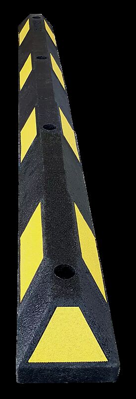 Leitbalken LIMNOS, schwarz mit gelben Reflexstreifen