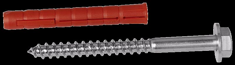 Universaldübel mit Schraube 10 / 100