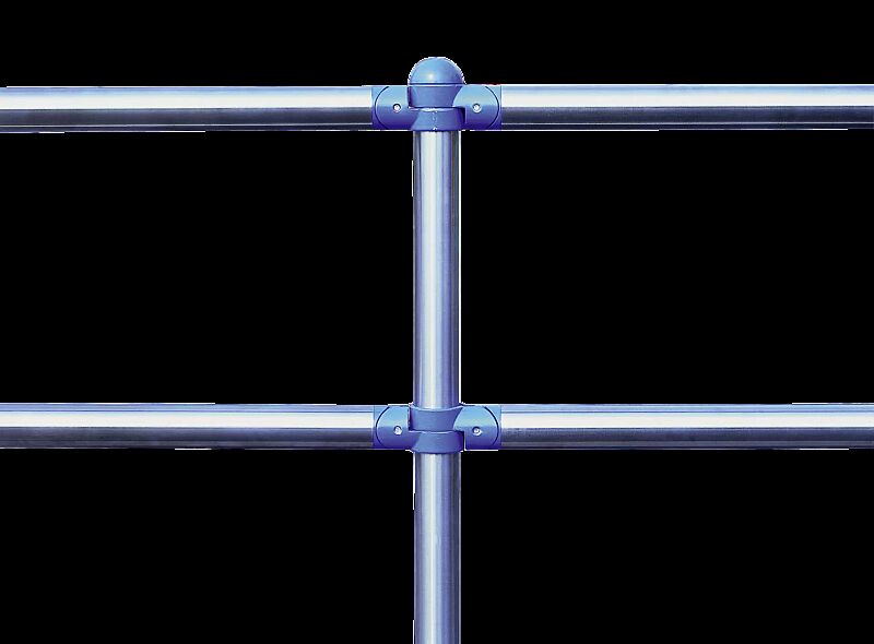 City-Line-Geländersystem CLASSIC Standrohr, Edelstahl geschliffen