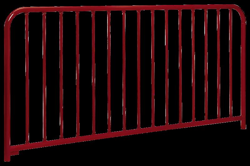 Gittergeländer DOMME in RAL 3004 purpurrot