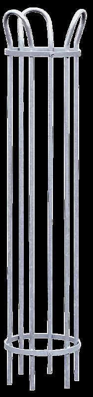Baumschutzgitter TULIP, 1500 x 345 mm, feuerverzinkt