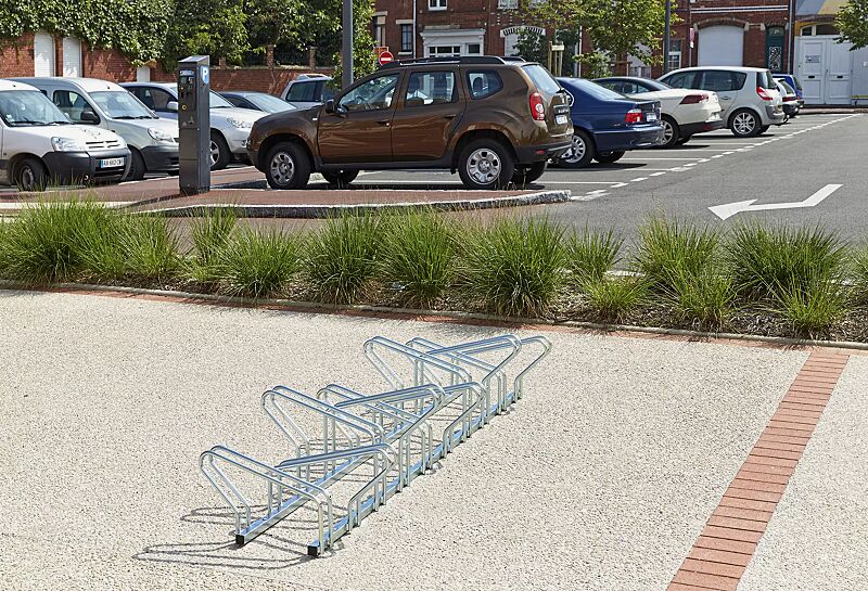 Fahrradständer ARIZONA doppelseitig, 10 Stellplätze