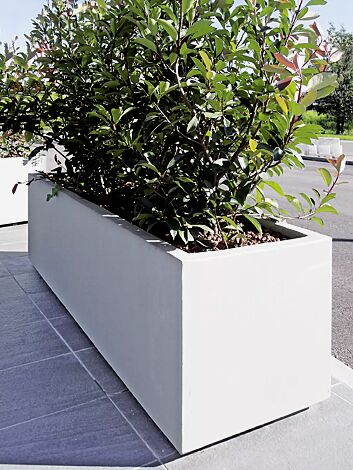 Pflanzbehälter ANDROMEDA, rechteckig, in Standardfarbton beton