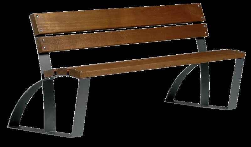 Sitzbank VEGARO mit Okouméholzbelattung