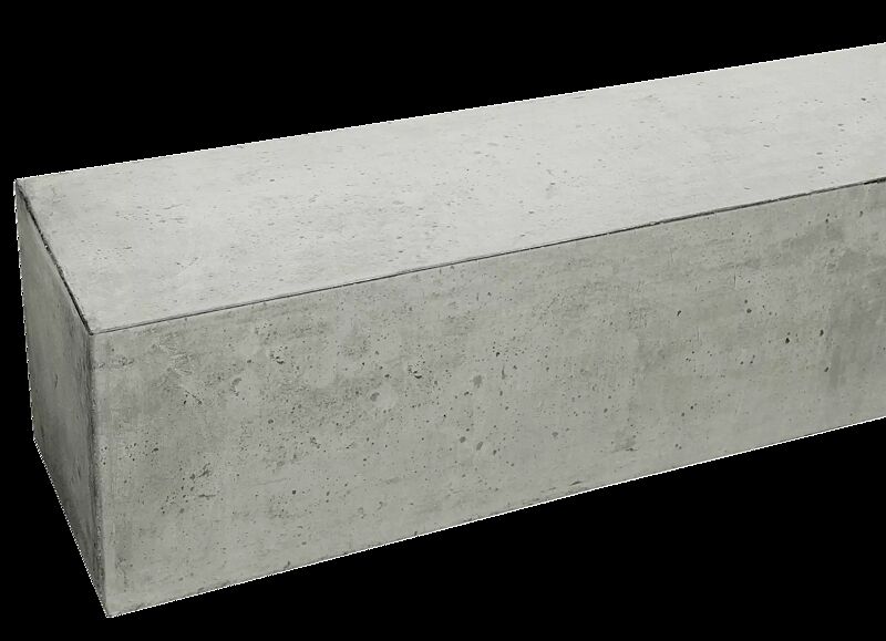 Sitzbank LITHOS ohne Rückenlehne, Beton in naturgrau - 19