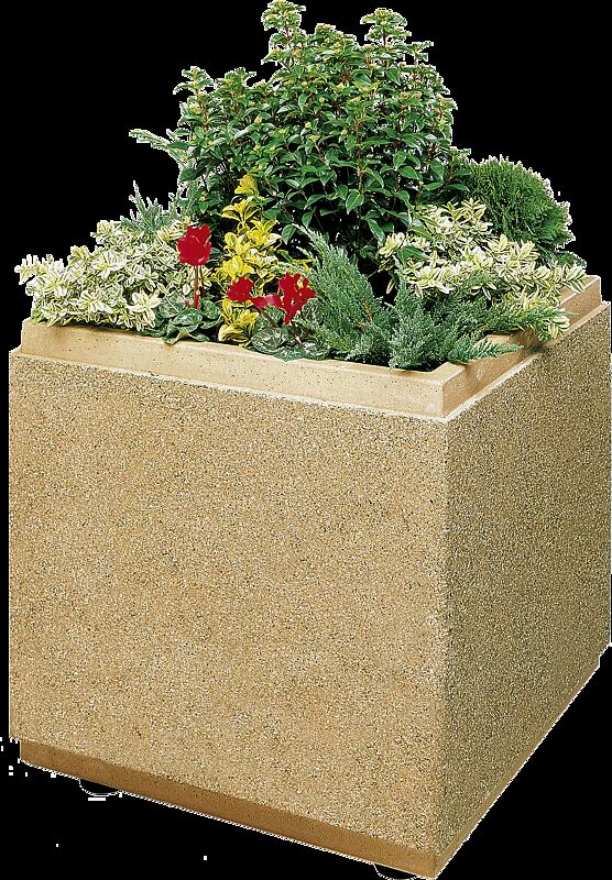 Pflanzbehälter SQUARE, 182 Liter, in terracotta