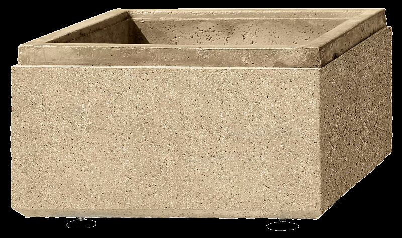 Pflanzbehälter SQUARE, 230 Liter,  in terracotta