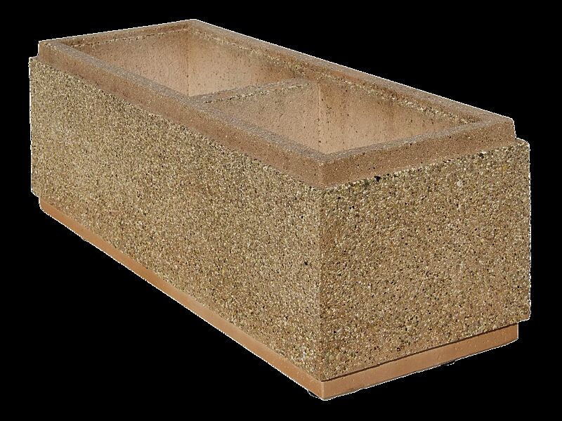 Pflanzbehälter RECTANGULAR, in terracotta