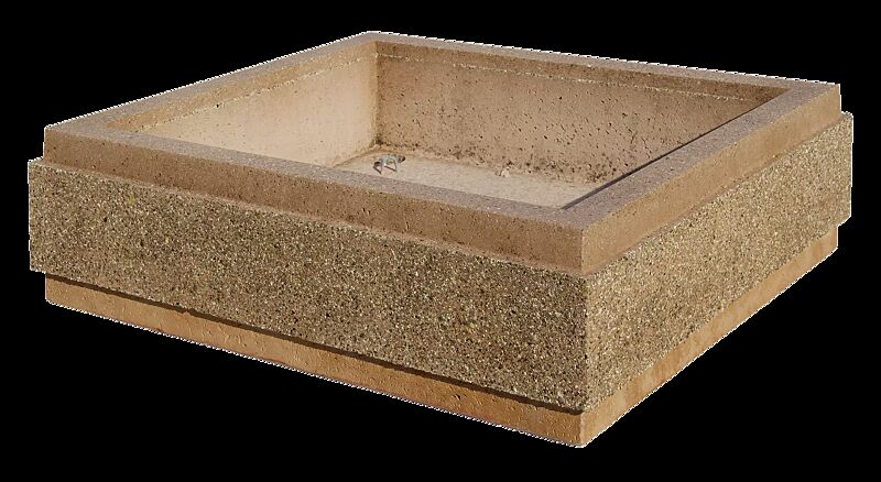 Pflanzbehälter RECTANGULAR, in terracotta