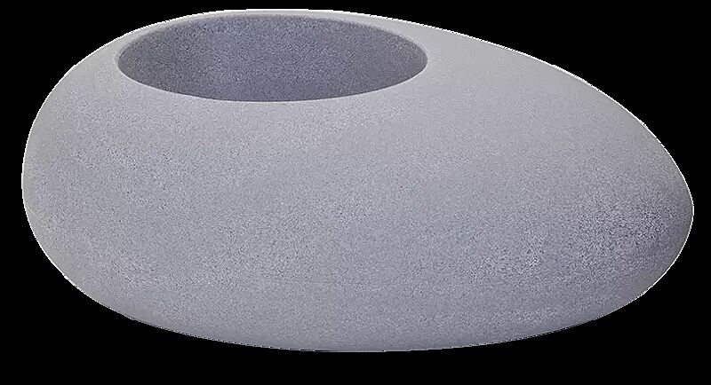 Pflanzbehälter MALUR, Höhe 500 mm, in granit hell