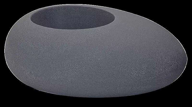 Pflanzbehälter MALUR, Höhe 500 mm, in granit dunkel