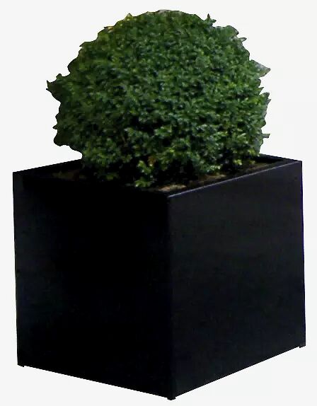 Pflanzbehälter MALOUT, 191 Liter, in RAL 9005 tiefschwarz