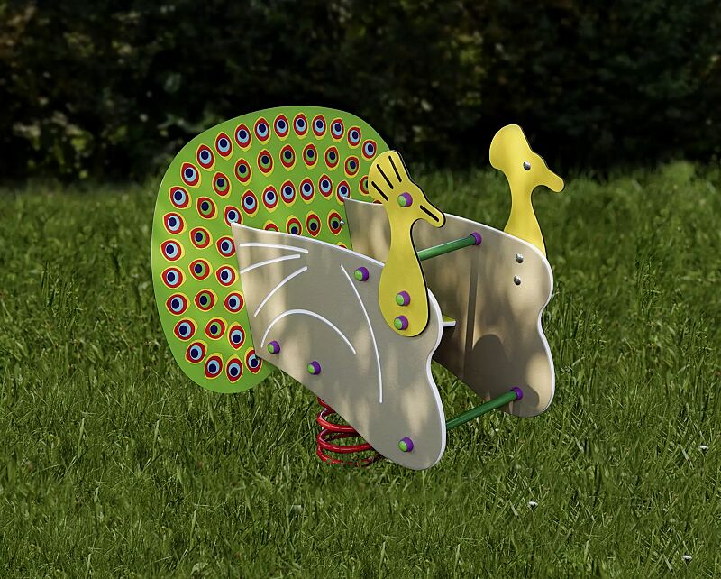 Federwippe KIDDY, Modell Pfau