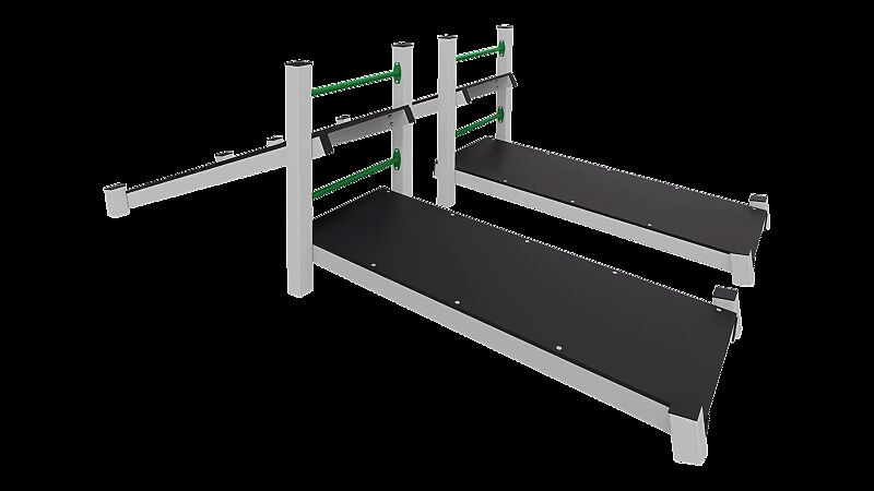 Trainingsbank OBLIQUE mit 4 Liegeflächen