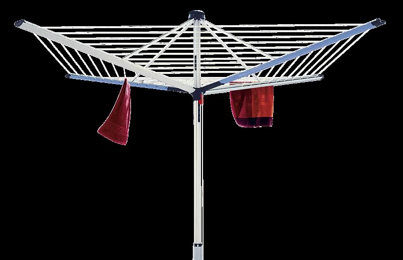 Wäschespinne MAHLU mit Applikationen in himmelblau