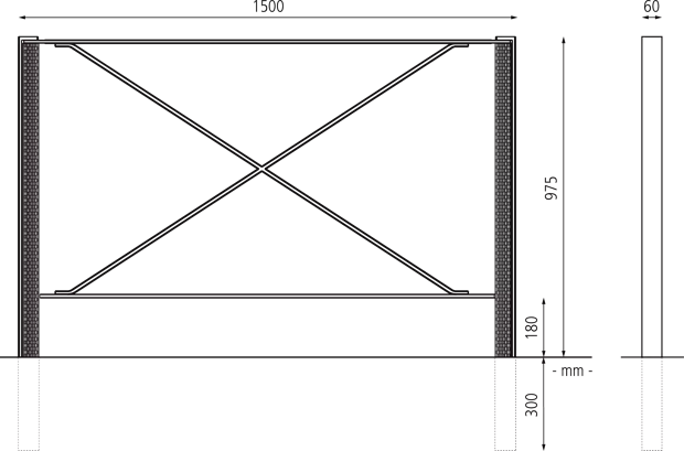 Breite 1500 mm