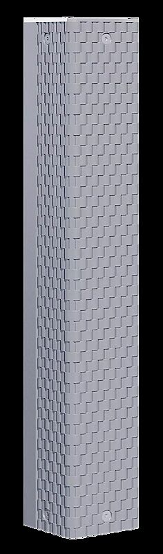 Poller PIXEL in RAL 9006 weißaluminium