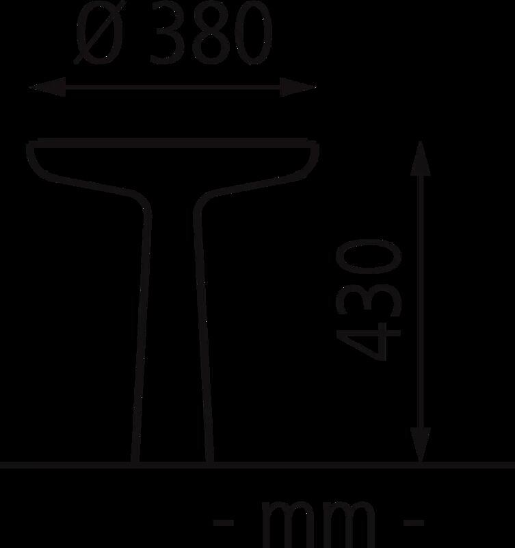 Sitzhocker TEO ohne Rückenlehne