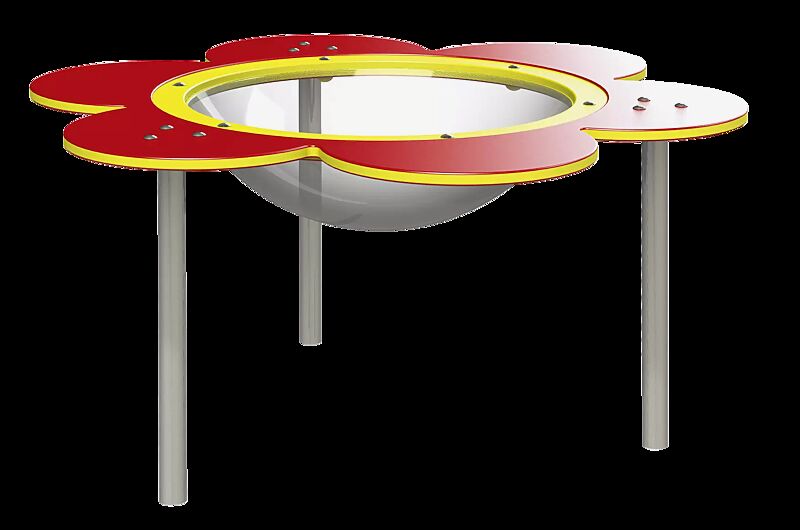 Sand- und Matschtisch BUDDL in Blumenoptik