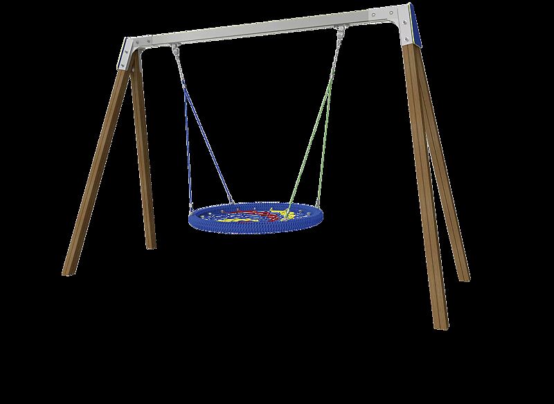 Nestschaukel MORITZ mit Edelstahlbalken