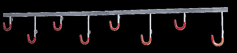 xHängeparker KAIRO zur Deckenbefestigung, 8 Haken