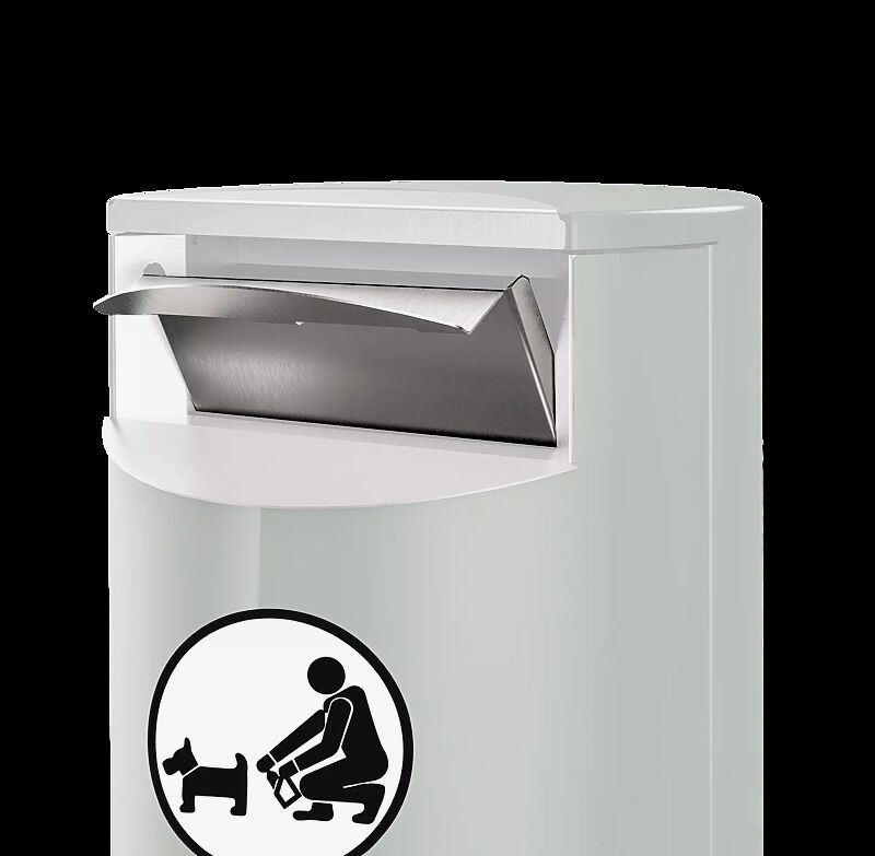 Hygieneklappe mit Griff, Edelstahl