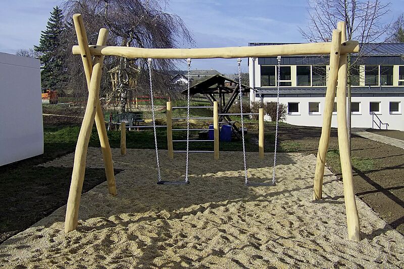 Doppelschaukel RUFUS mit 2 Standard-Sicherheitsschaukelsitzen