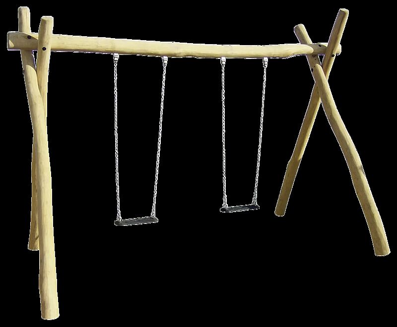 Doppelschaukel RUFUS mit 2 Standard-Sicherheitsschaukelsitzen